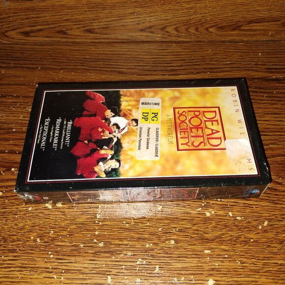 Dead Poets Society (VHS, 1995, unopened) Robin Williams - Picture 3 of 5